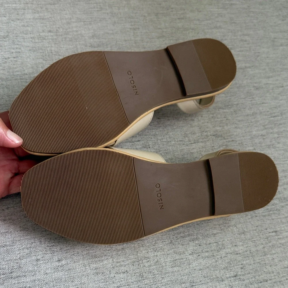 NWOT Nisolo Cream Women's Sandals - Picture 7 of 7